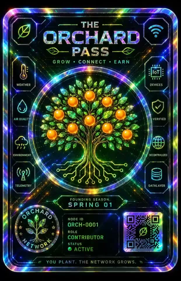 The Orchard Pass — Genesis NFT card ORCH-0001